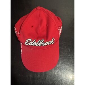 Edelbrock The Fun Team Nascar Red Strapback Hat‎ #361